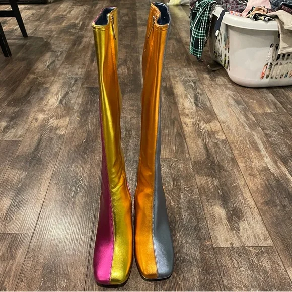 🌺Circus by Sam Edelman Multicolor Heeled Boots - Picture 1 of 4